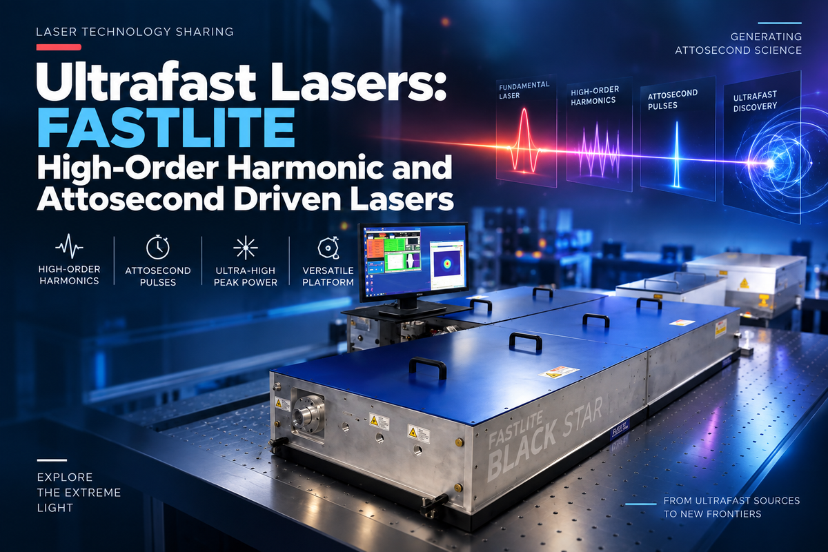 Ultrafast Lasers: FASTLITE High-Order Harmonic and Attosecond Driven Lasers