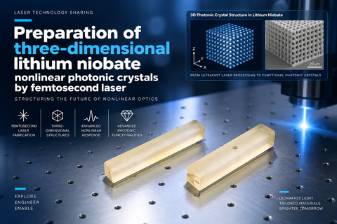 Preparation of three-dimensional lithium niobate nonlinear photonic crystals by femtosecond laser