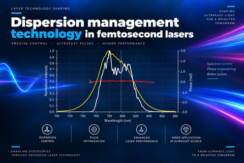 Dispersion management technology in femtosecond lasers