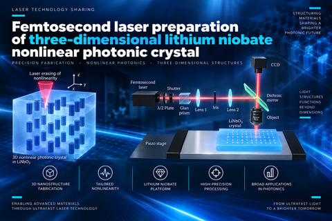 【Frontier】Femtosecond laser preparation of three-dimensional lithium niobate nonlinear photonic crystal