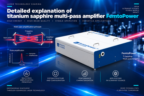 [Instrument usage tips] Detailed explanation of titanium sapphire multi-pass amplifier FemtoPower