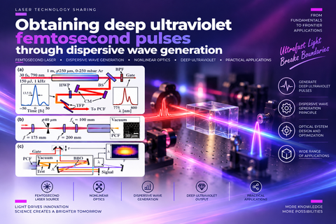 Obtaining deep ultraviolet femtosecond pulses through dispersive wave generation