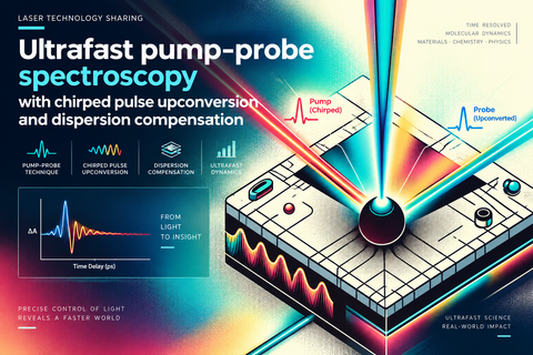 Literature introduction: "Ultrafast pump-probe spectroscopy with chirped pulse upconversion and dispersion compensation"