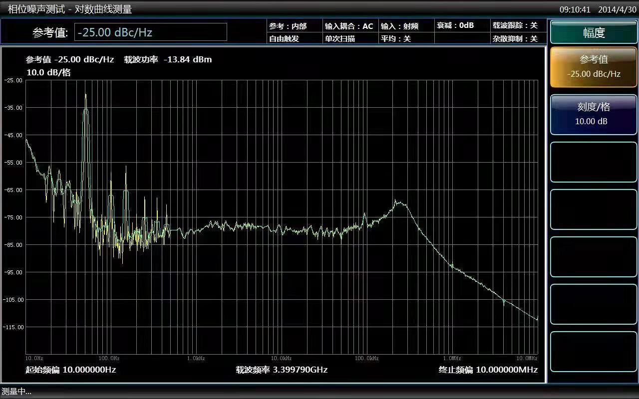 Beat frequency phase lock module