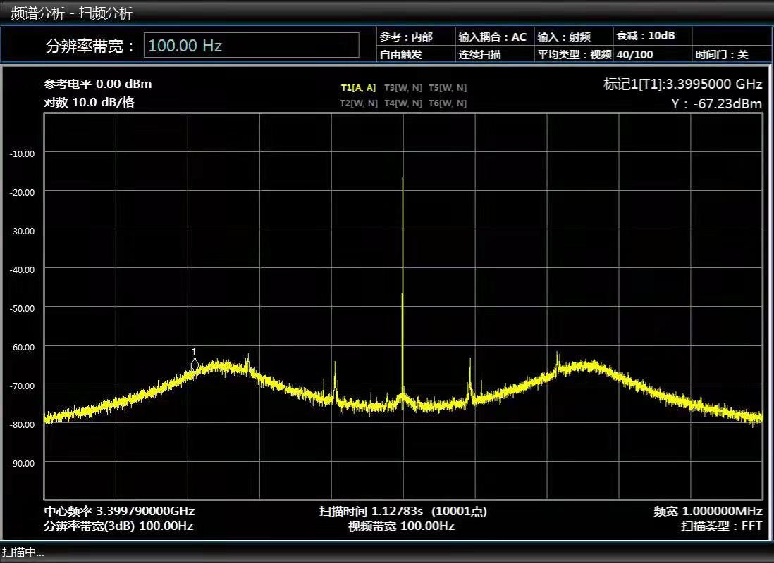 Beat frequency phase lock module