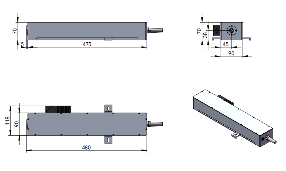 369nm Narrow linewidth laser