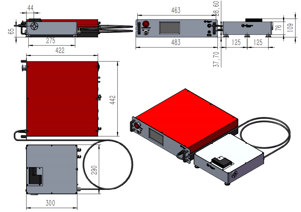 1064nm Single frequency nanosecond laser