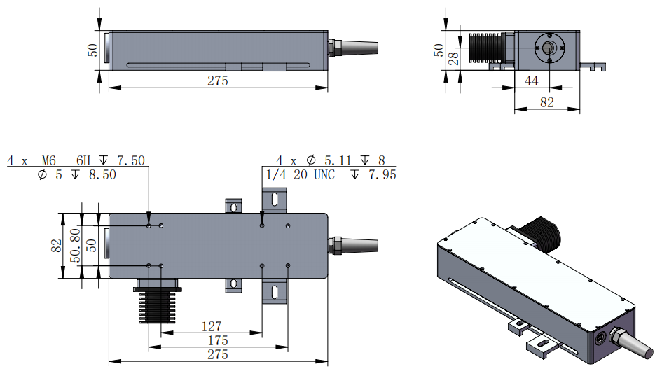 780nm Narrow linewidth laser