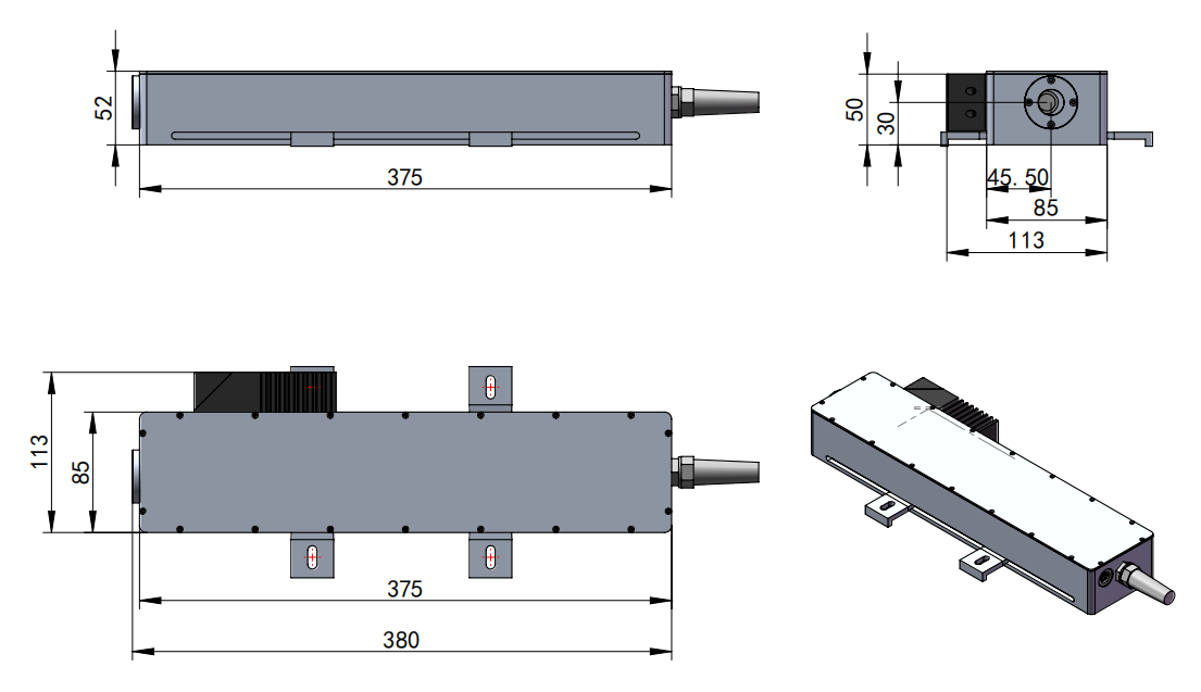 698nm Narrow linewidth laser