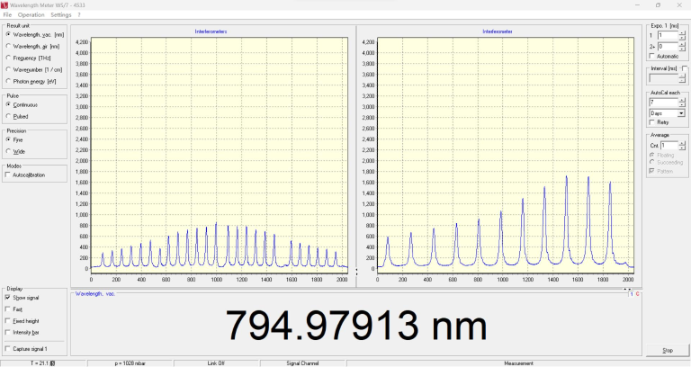 795nm Narrow linewidth laser