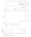 BIM-6805 dimensional drawing (165 x 110 x 38 mm)