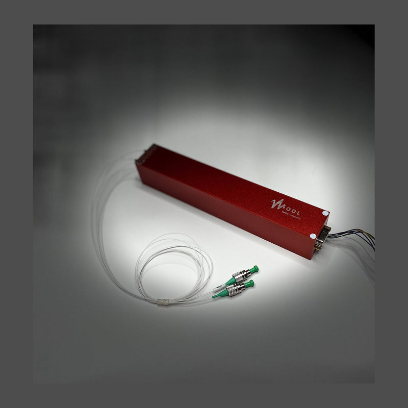 Fiber-Coupled Optical Delay Line ODL, 5 fs Resolution, up to 50 ns Range