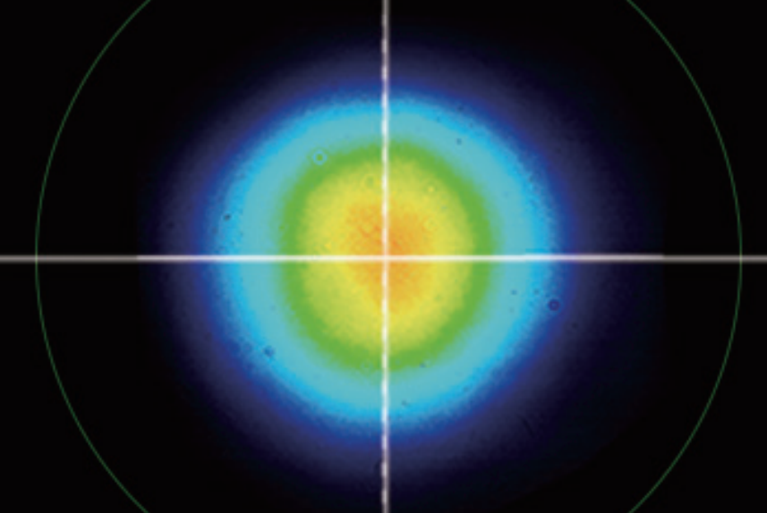 Typical near-field spot — Graph